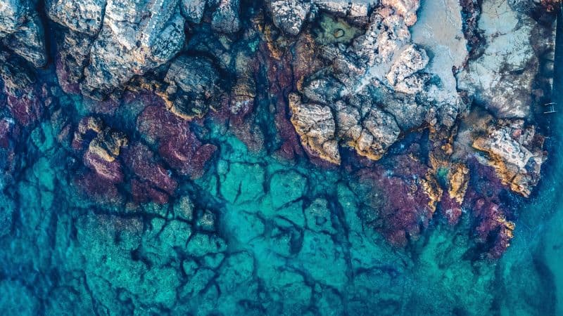 Adriatic Sea Aerial view Wallpaper