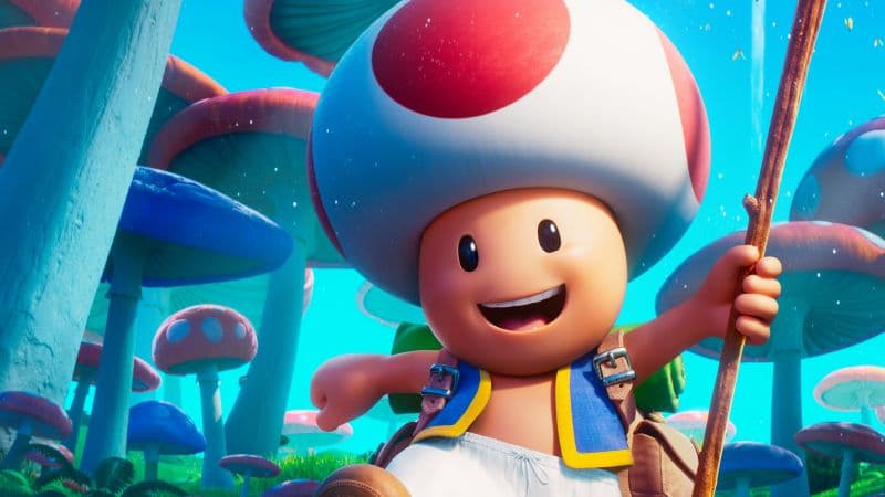 The Super Mario Bros. Movie Toad Wallpaper