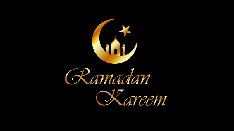 Ramadan Kareem Black background Wallpaper