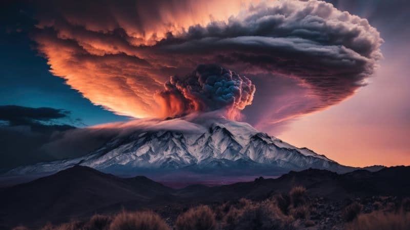Volcano Eruption Wallpaper