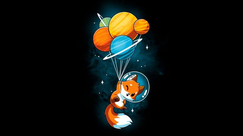Fox Astronaut Wallpaper