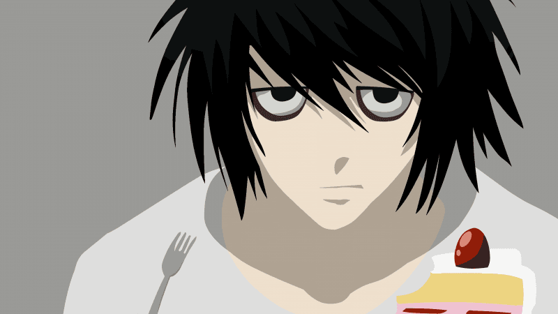 L Lawliet Death Note Wallpaper