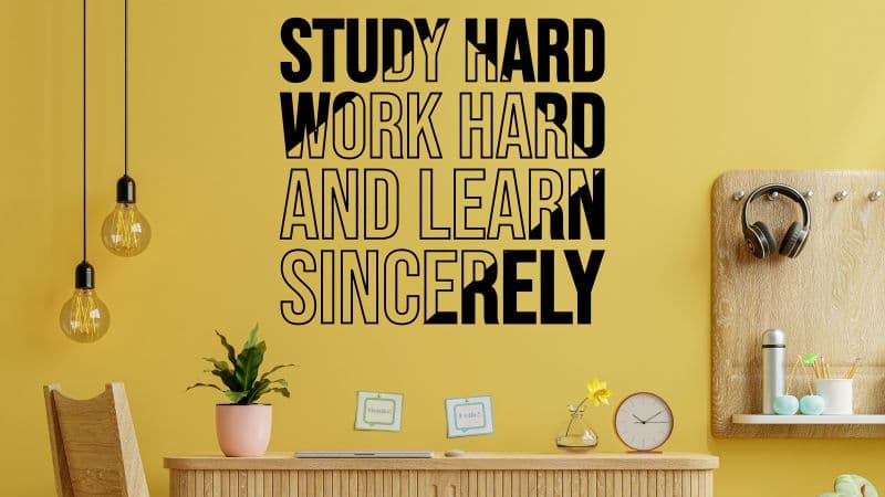 Study hard Motivational quotes Wallpaper