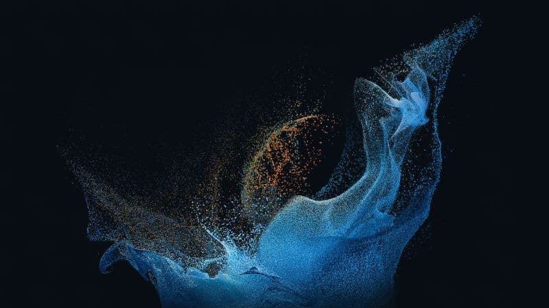 Samsung Galaxy Book Pro Blue abstract Wallpaper