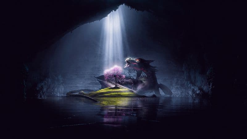 Dragon Cave Wallpaper