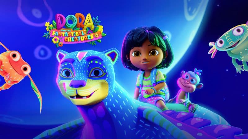 Dora and the Fantastical Creatures Animation Wallpaper