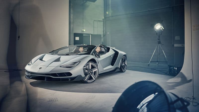 Lamborghini Centenario Roadster Studio Wallpaper