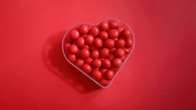 Heart shape Sugar candies Wallpaper