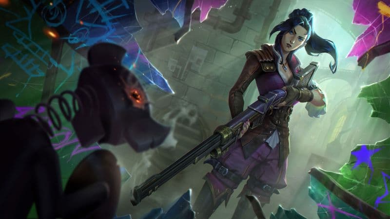 Caitlyn (LoL) Arcane: League of Legends Wallpaper