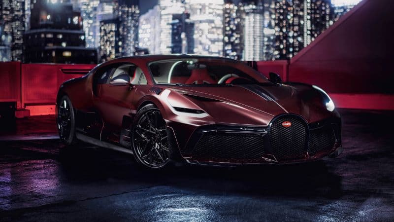 Bugatti Divo New York City Wallpaper