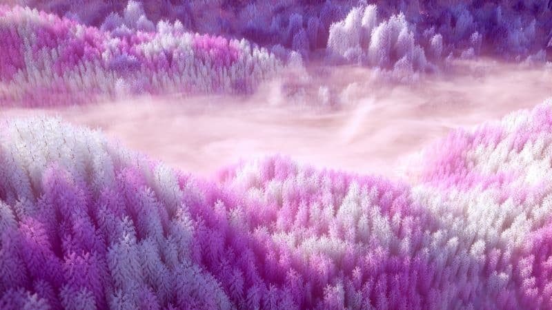 Pink aesthetic Landscape Wallpaper