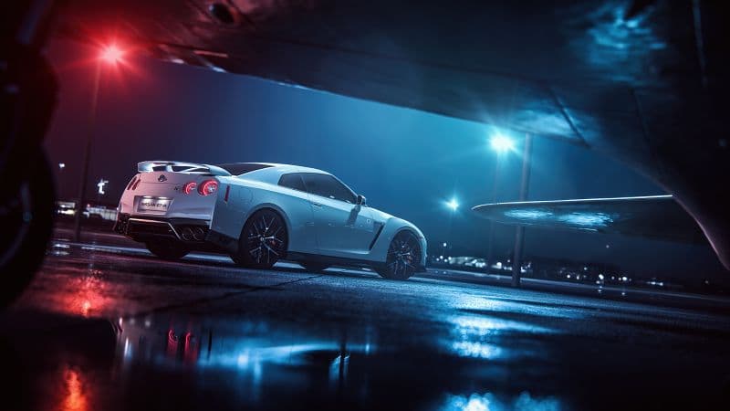 Nissan GT-R R35 Night Wallpaper