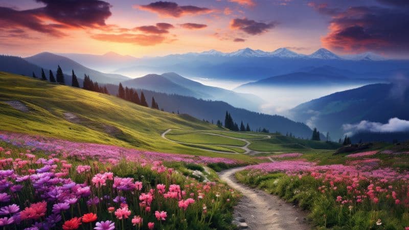 Aesthetic Scenery Wallpaper