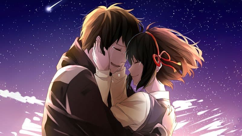 Kimi no Na wa Anime couple Wallpaper