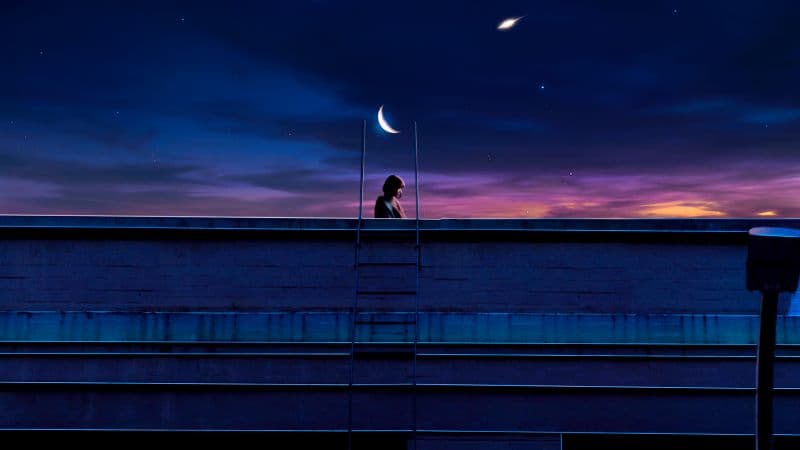 Lofi girl Illustration Wallpaper