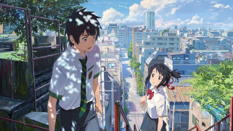 Taki Tachibana & Mitsuha Miyamizu in Your Name Wallpaper