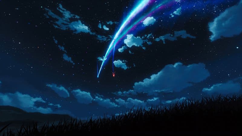 Your Name Shooting stars Wallpaper