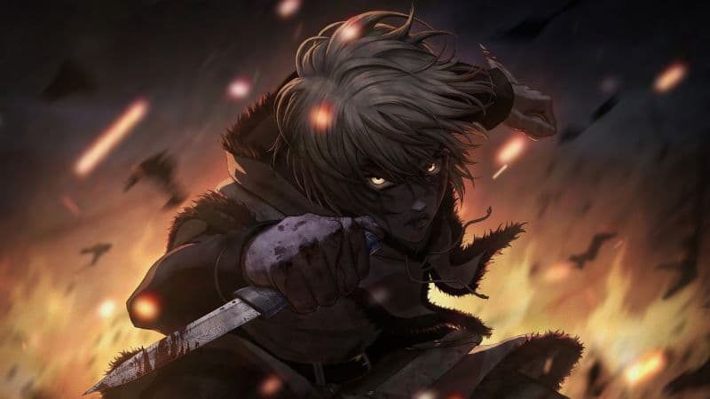 Thorfinn in Vinland Saga Background