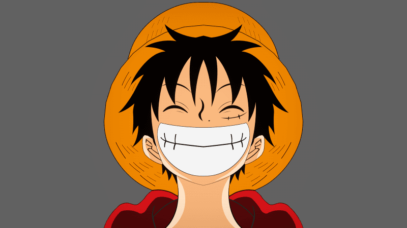 Monkey D. Luffy Laughing Wallpaper