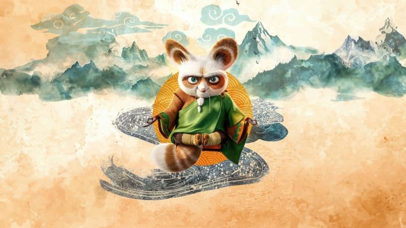 Master Shifu Kung Fu Panda 4 Wallpaper