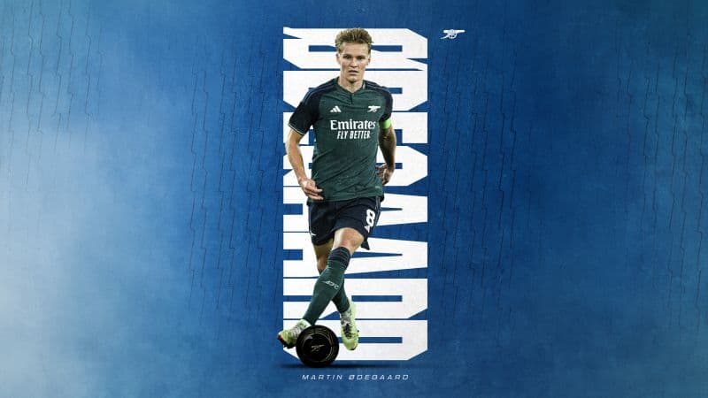 Martin Odegaard Arsenal FC Wallpaper