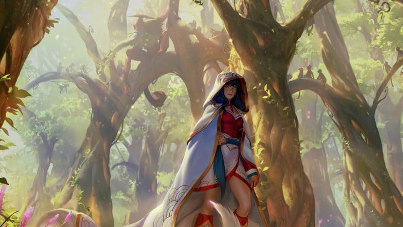 Ahri Nine tailed fox Wallpaper