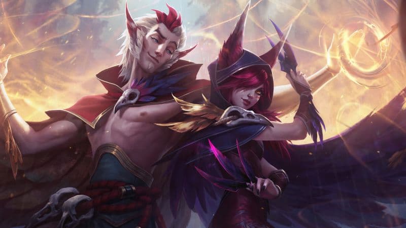 Xayah Rakan Wallpaper