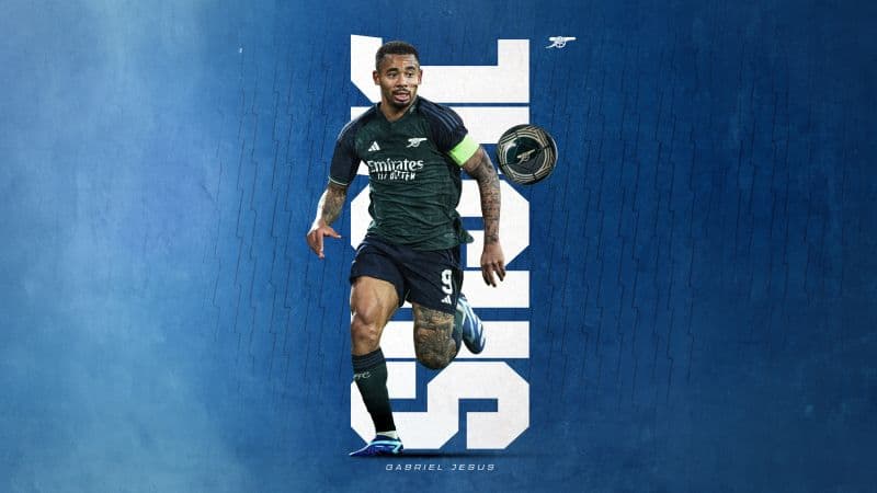 Gabriel Jesus Arsenal FC Wallpaper