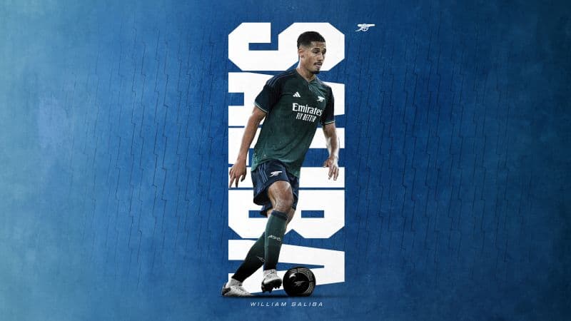 William Saliba Arsenal FC Wallpaper