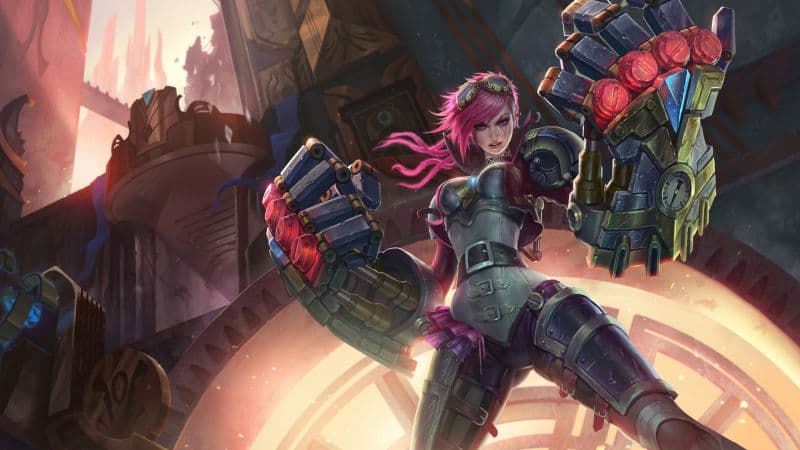 Vi (LoL) Artwork Wallpaper