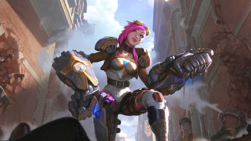 Vi the Piltover Enforcer Wallpaper