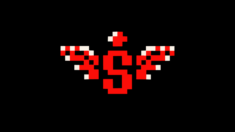 Contra Spread Gun Pixel Art Retro Wallpaper