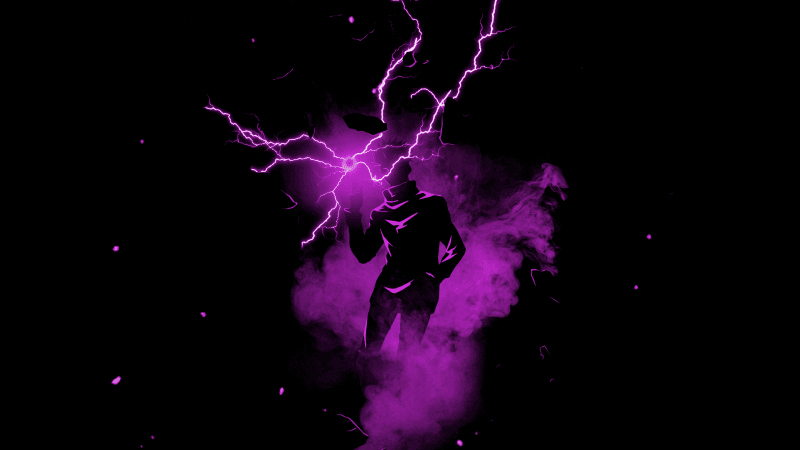 Satoru Gojo Lightning Wallpaper