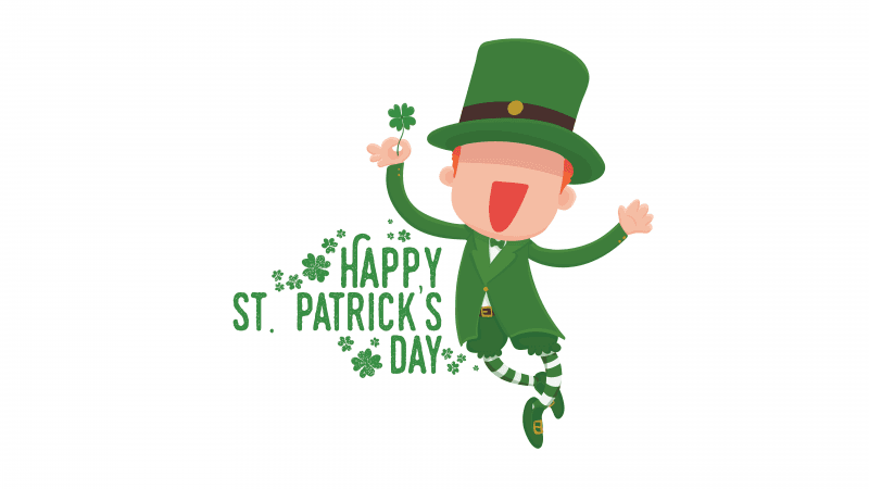 Happy Saint Patrick's Day 8K Background