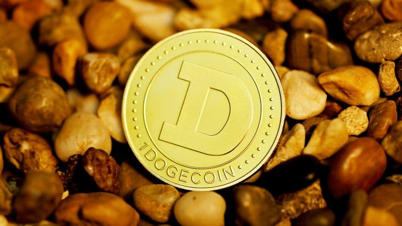 Golden Dogecoin Wallpaper