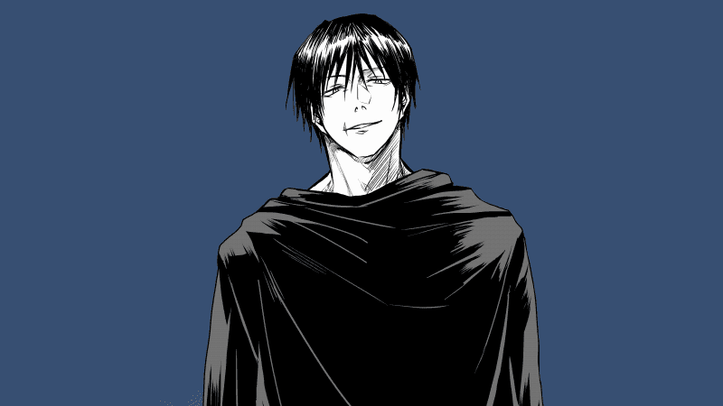 Toji Fushiguro Minimal art Wallpaper