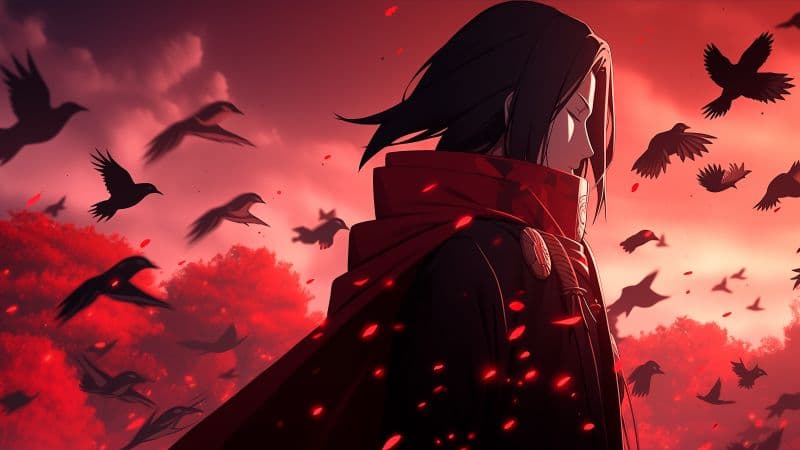 Itachi Uchiha AI art Wallpaper