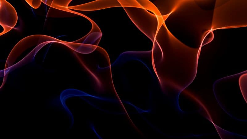 Fire Dark background Wallpaper
