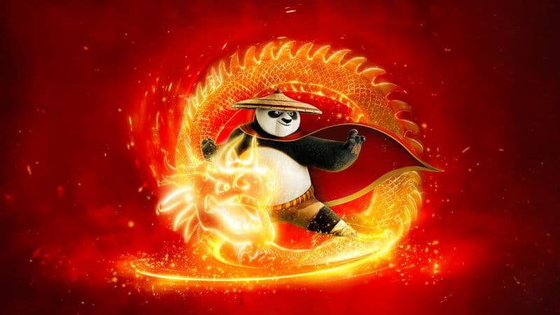 Kung Fu Panda 4 Dragon Wallpaper