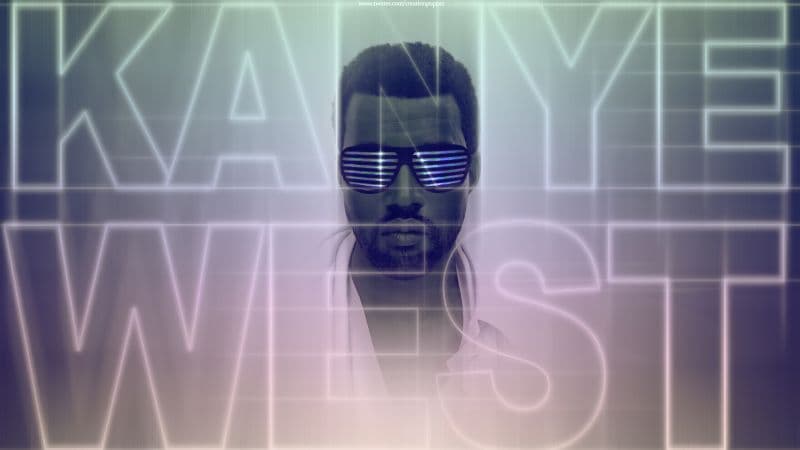 Kanye West Neon Wallpaper