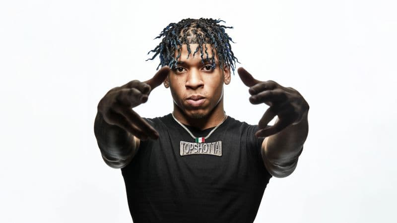 NLE Choppa White background Wallpaper