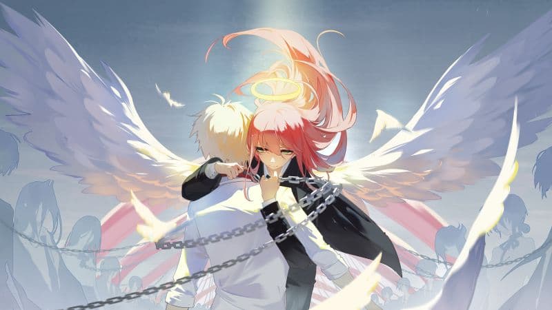 Makima Angel wings Wallpaper