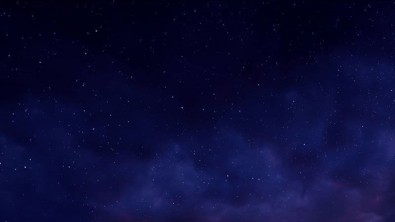 Stars in dark blue sky Wallpaper