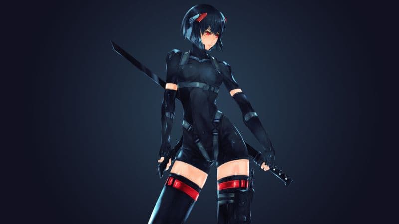 Motoko Kusanagi MGS4 Armor Wallpaper