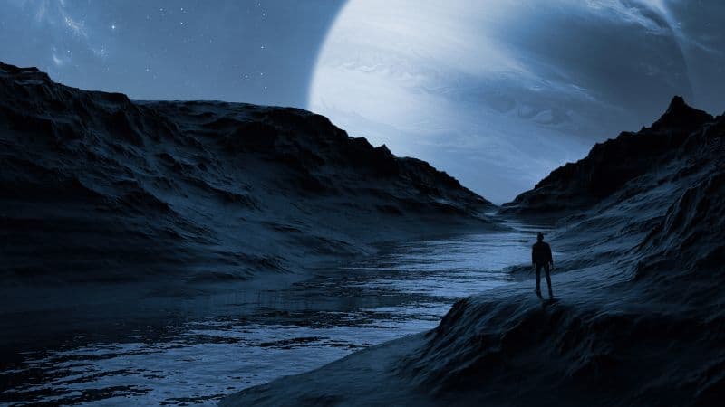 Man Planet Wallpaper