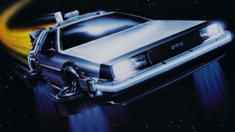 DMC DeLorean Back to the Future Wallpaper