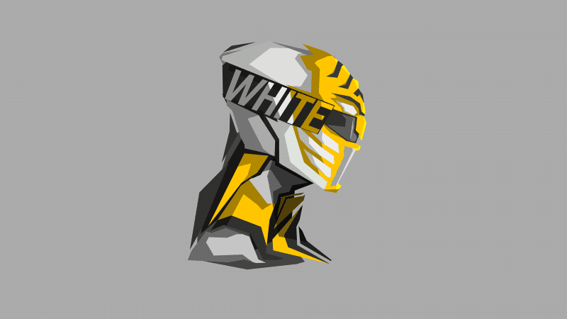 White Ranger Power Rangers Wallpaper