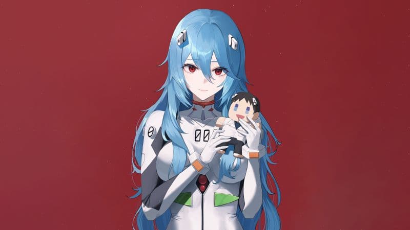 Waifu Ayanami Rei Wallpaper