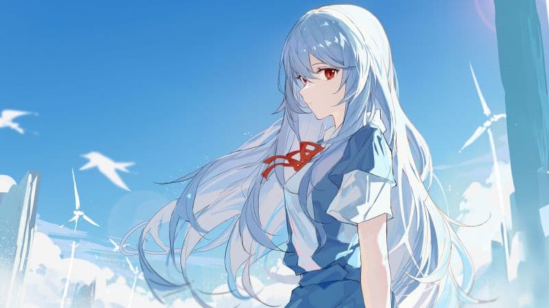 Rei Ayanami Anime girl Wallpaper