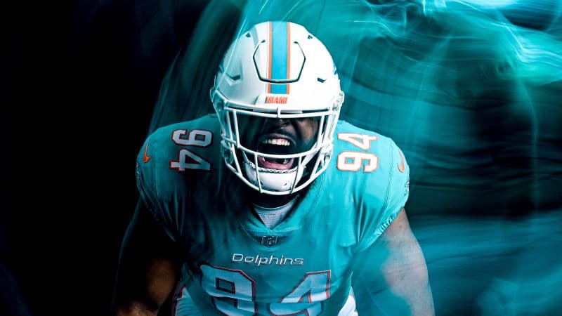 Miami Dolphins Christian Wilkins Wallpaper